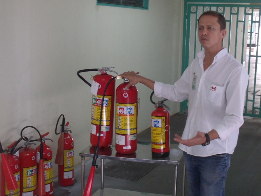 Santa Casa de Sertãozinho realiza treinamento prático para brigadistas