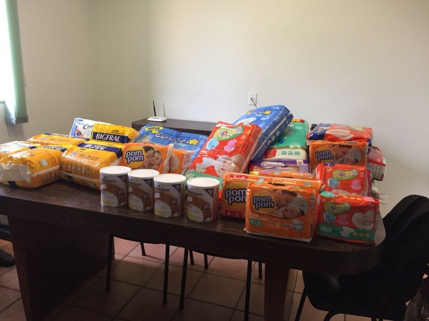 Santa Casa de Sertãozinho recebe doação de fraldas e dieta enteral