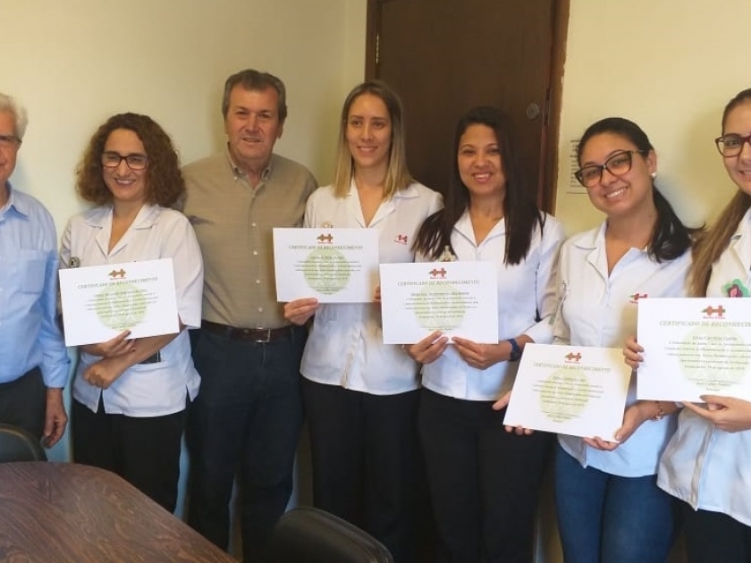 Integrantes do CIH recebem homenagem da Santa Casa de Sertãozinho
