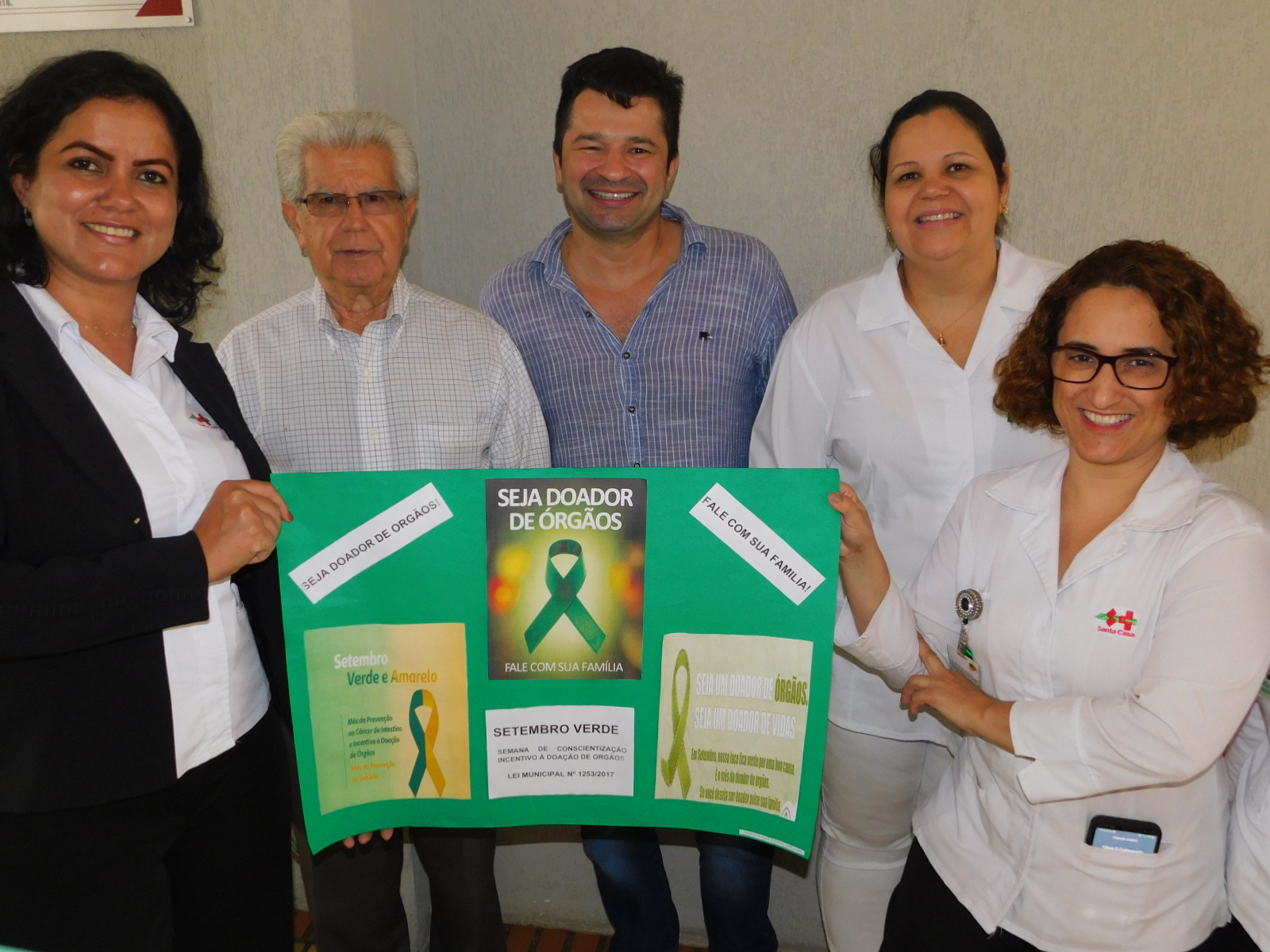 Santa Casa realiza campanha “Setembro Verde” de conscientização sobre a doação de órgãos e tecidos