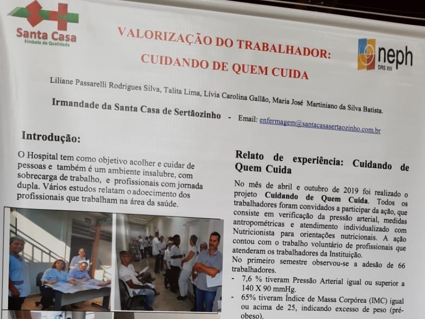 Santa Casa de Sertãozinho recebe Menção Honrosa da Direção Regional de Saúde