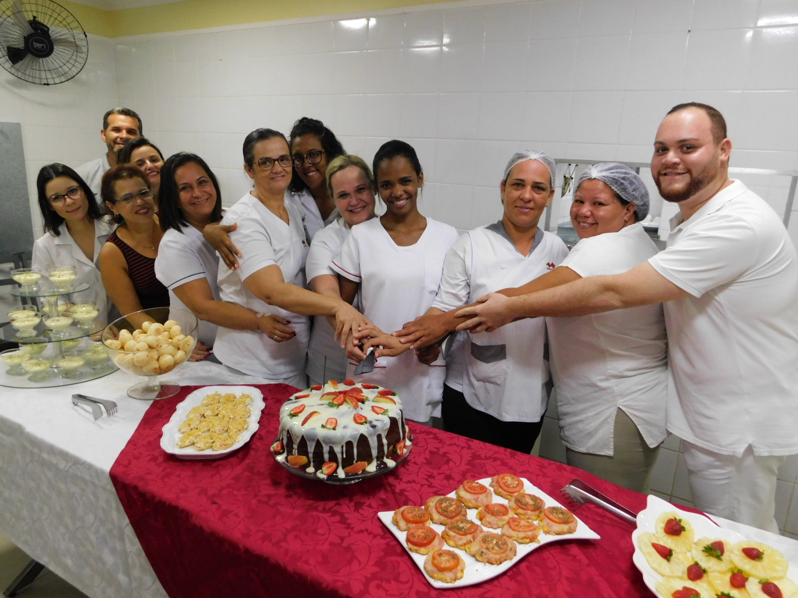 Santa Casa de Sertãozinho comemora com colaboradores aniversariantes do mês de novembro 