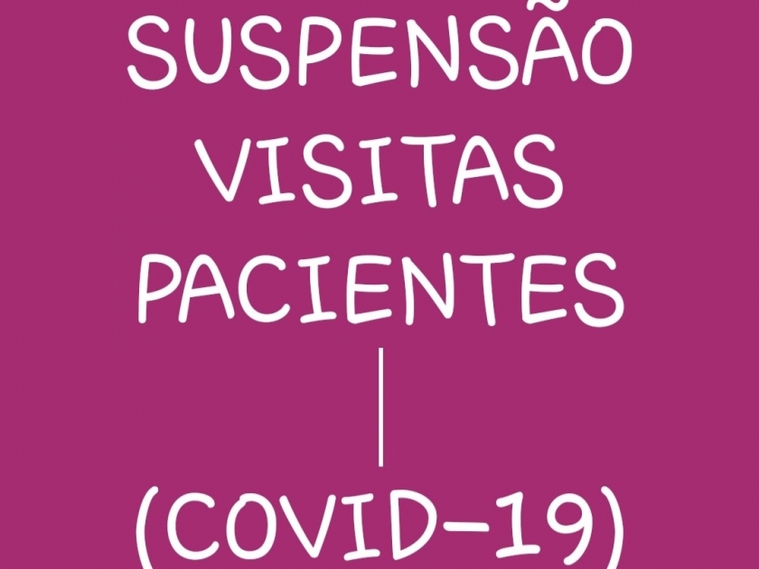 Comunicado importante: Santa Casa de Sertãozinho suspende visitas a pacientes internados seguindo orientações de prevenção ao coronavírus 