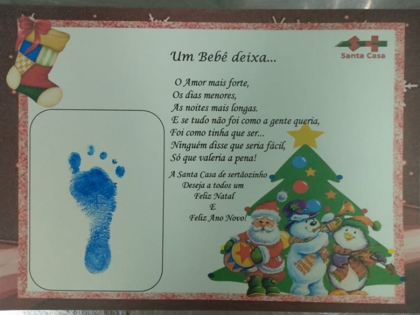 Mamães da Maternidade da Santa Casa ganham lembrancinha especial de Natal 