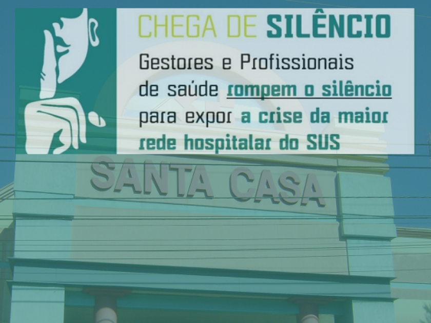 Santa Casa de Sertãozinho apoia campanha “Chega de Silêncio” em defesa do SUS e hospitais filantrópicos