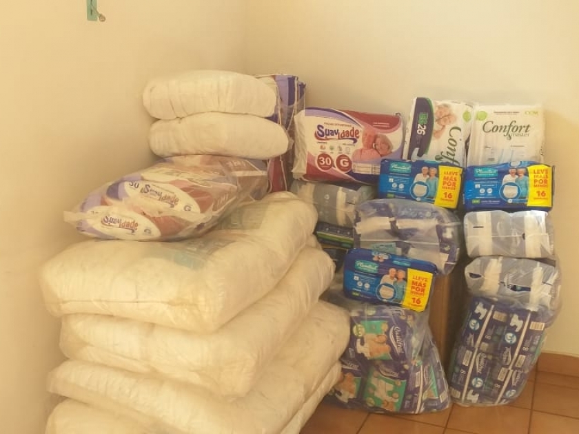 Santa Casa de Sertãozinho agradece ao Ceise Br pela doação de fraldas geriátricas