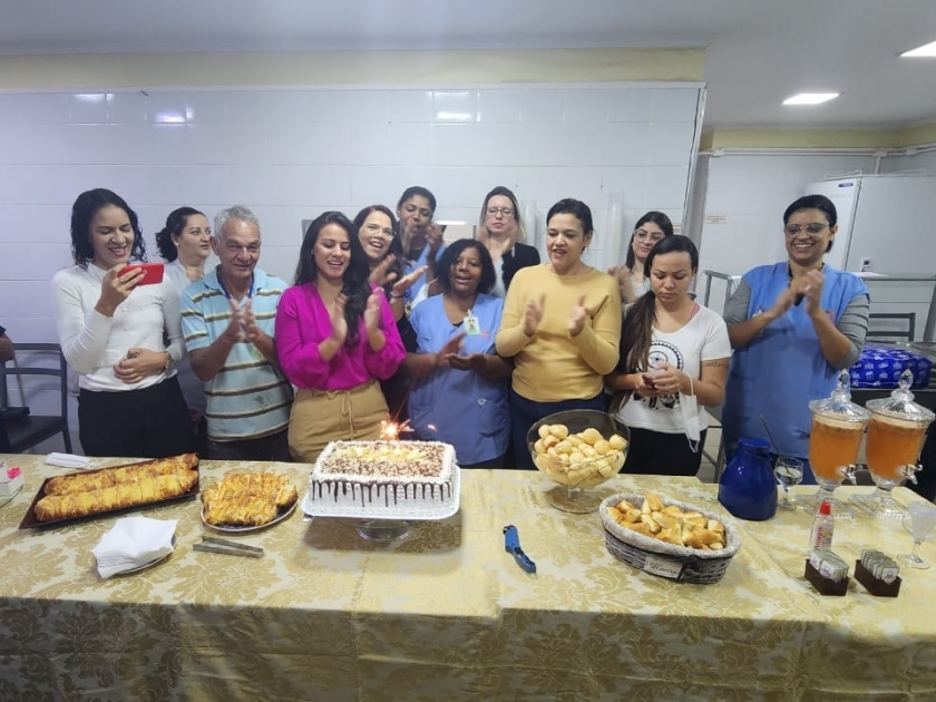 Santa Casa de Sertãozinho oferece confraternização aos aniversariantes do mês de abril
