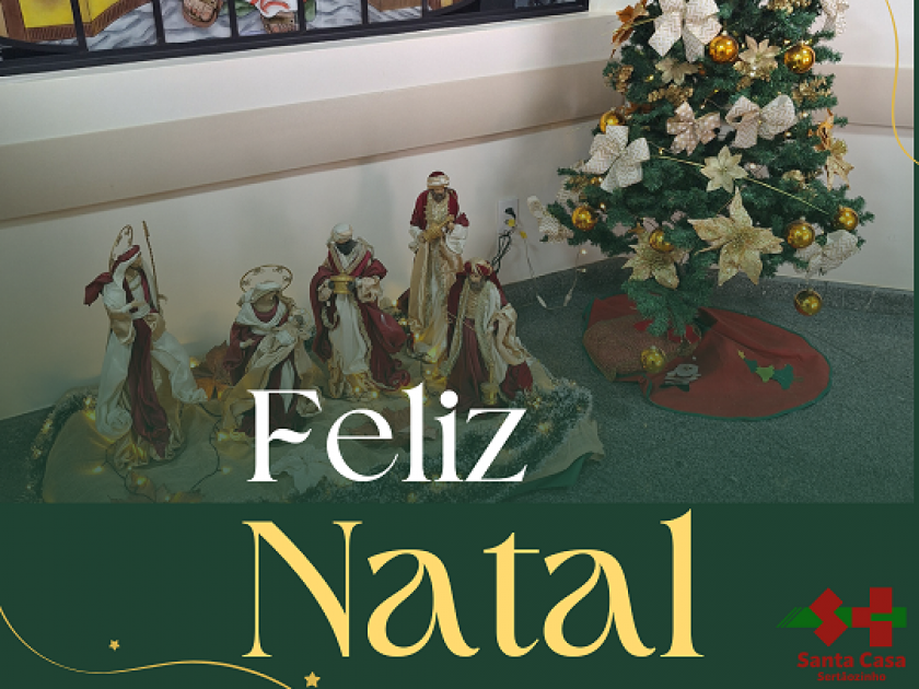Santa Casa de Sertãozinho deseja um Feliz Natal!