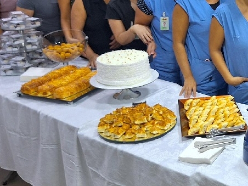 Santa Casa realiza comemoração para aniversariantes do mês de abril