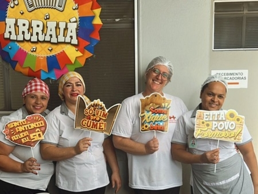 Santa Casa de Sertãozinho oferece festa junina aos colaboradores