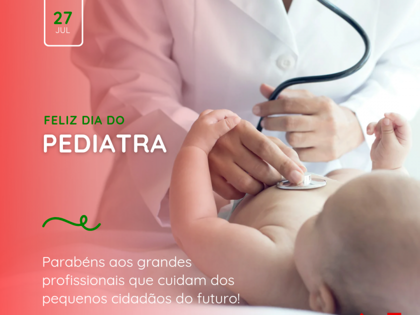 Parabéns, Pediatras pelo seu dia!