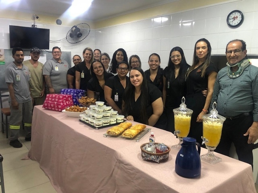 Colaboradores, aniversariantes do mês de setembro ganham comemoração especial da Santa Casa