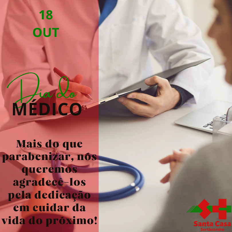 Santa Casa parabeniza todos médicos pelo seu dia 