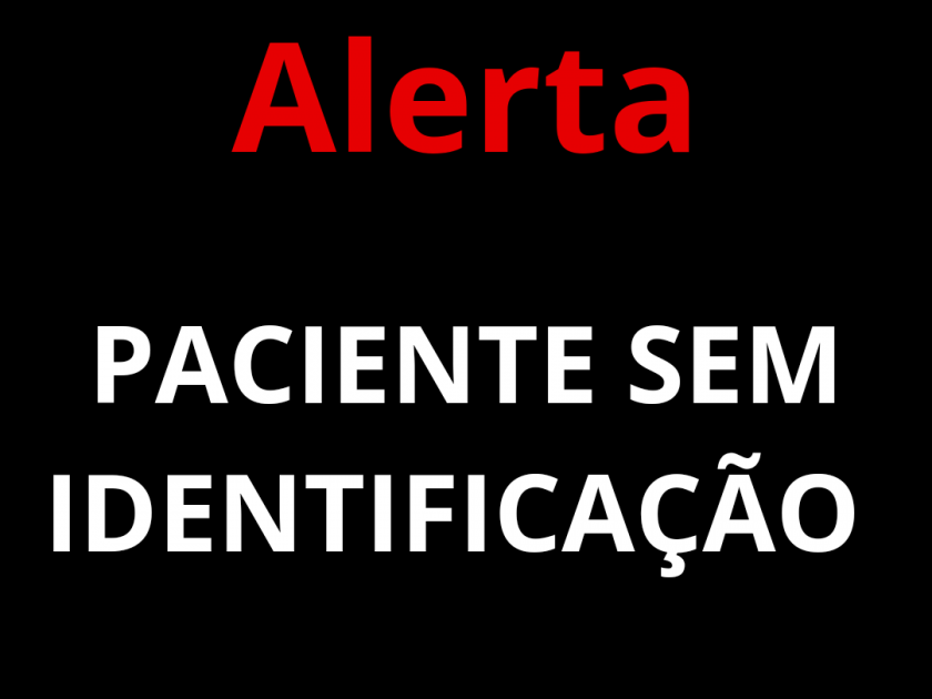 Santa Casa procura familiares de paciente sem identificação