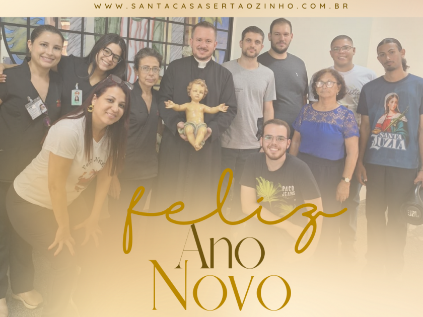 Irmandade e Diretoria da Santa Casa desejam um Feliz 2025!