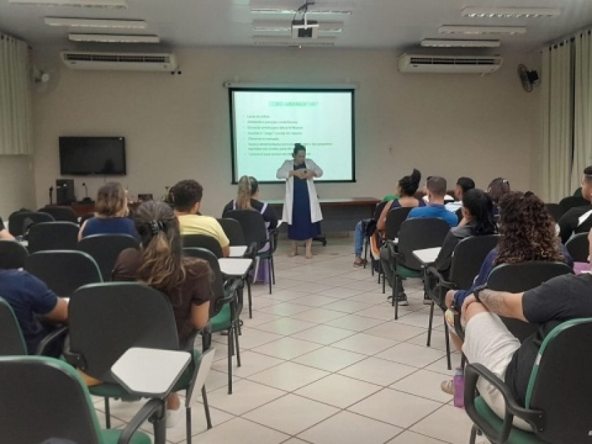 Segundo dia do curso de gestantes da Santa Casa abordou temas como 