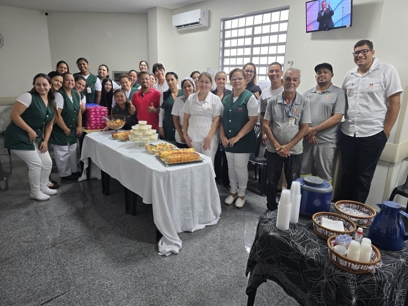 Santa Casa oferece café da manhã especial aos aniversariantes do mês de abril