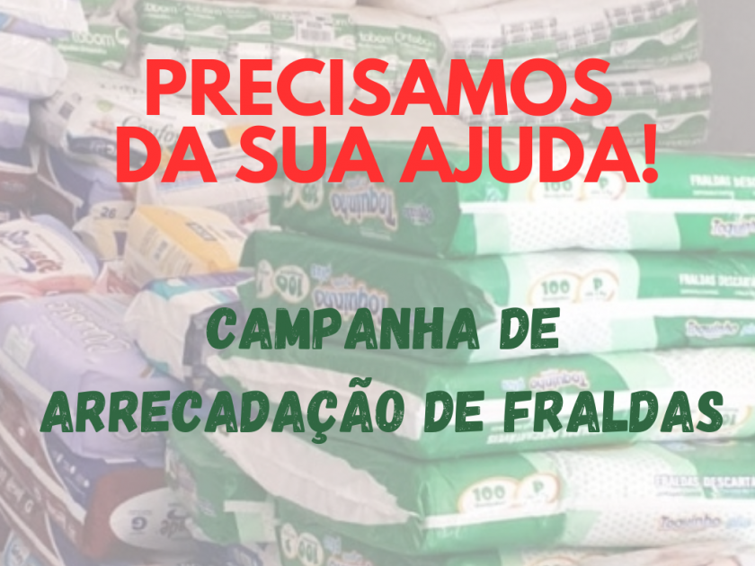 Santa Casa inicia campanha para arrecadação de fraldas geriátricas XG e infantis nos tamanhos RN e P