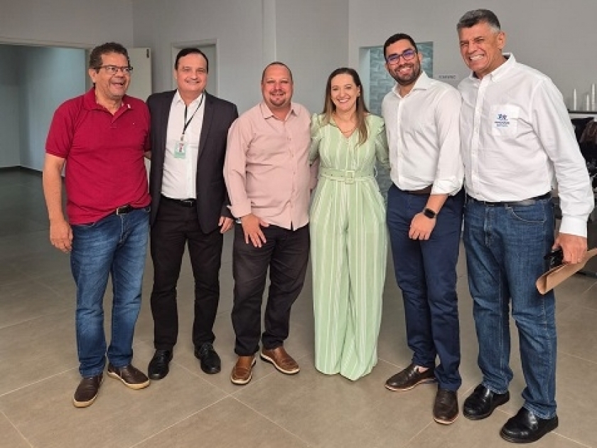 Provedor da Santa Casa prestigia visita do Assessor do Ministro da Saúde, Humberto Tobé