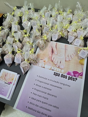 Gestantes assistem à palestra do segundo dia do curso