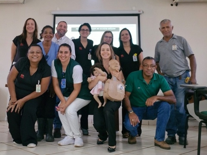 Colaboradores da CIPA da Santa Casa participam de treinamento sobre a NR-5