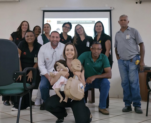 Colaboradores da CIPA da Santa Casa participam de treinamento sobre a NR-5