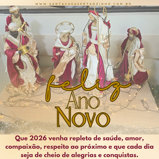 Santa Casa deseja um feliz Ano Novo