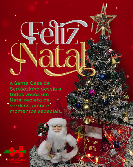 Santa Casa deseja um Feliz Natal à todos