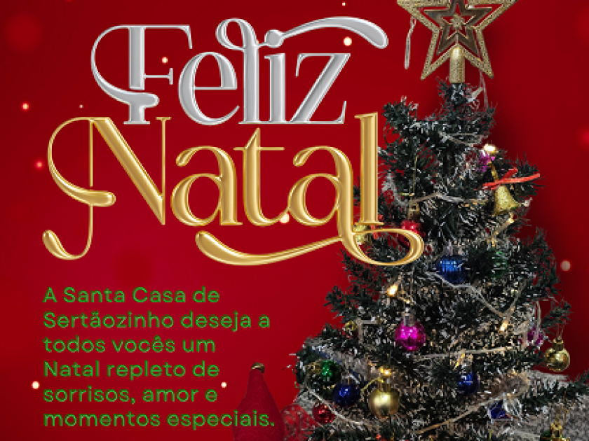 Santa Casa deseja um Feliz Natal à todos