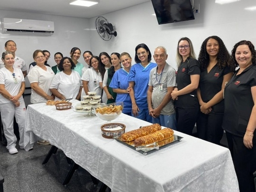 Aniversariantes de julho abril comemoração da Santa Casa de Sertãozinho